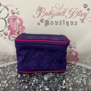 Givenchy makeup bag mirror inside cute mini purple monogram printed purple pink
